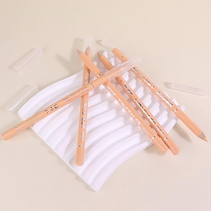 Multi-Use Concealer Sticks Contour Pencils, Light Medium Natural Beige Cream Eyeliner Pen, Matte Finish for Under Eye, Dark Circles, Conceal Blemish,Freckle,Aging Spot,Acne,Freckle, with Sharpener