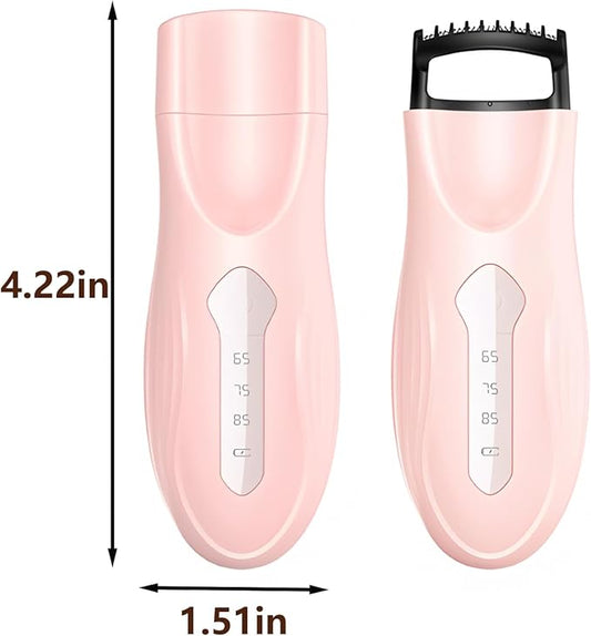 Heated Eyelash Curler, Portable Travel-Size Mini Lash Curler, 3 Temperature Modes, USB Rechargeable Electric Eyelash Curler, Natural Curling 24H Long-Lasting Curl, Gift for Women & Girls
