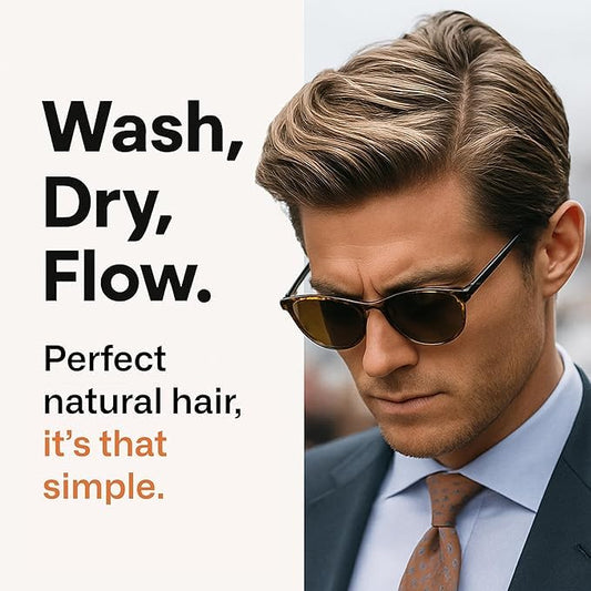 Modern Mammals Men's Hydrating Shampoo | Non Drying I Damage-Free | Sulfate Free I Enhances Natural Hair Volume I Lather Free, Cleansing, 2-in-1 Cowash I Barber Recommended I 8oz bottle