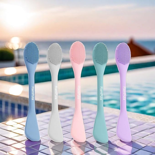 Silicone Facial Cleansing Brush Pores Cleaner,Remove Blackhead,Remove Acne,Face Massager,Applicator,Spatula,Mud Mask,DIY,Cream,Face Washing Clean,Body Lotion