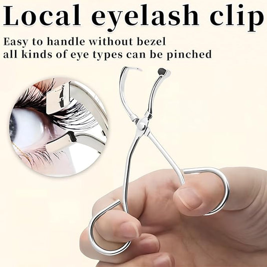 Eyelash Curler,Lash Curler for Short Lashes,Comfort Grip, Just Dramatically Curled Eyelashes for a Lash Lift in Seconds (Silver)