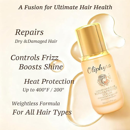 Moroccan Oil - Weightless Hair Oil for Frizz Control - Smooths Split Ends, Adds Shine with Heat Protectant - Paraben, Phthalate & Sulfate Free - For All Hair Types