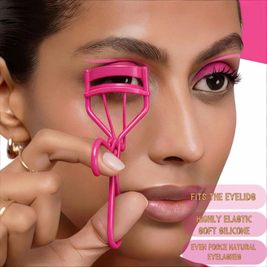 Acavado Professional Eyelash Curler with Lash Comb – Award-Winning Design – Pinch-Free, Effortless Curl for a Lash-Lift Effect in Seconds, Perfect for Home or Travel, Rose