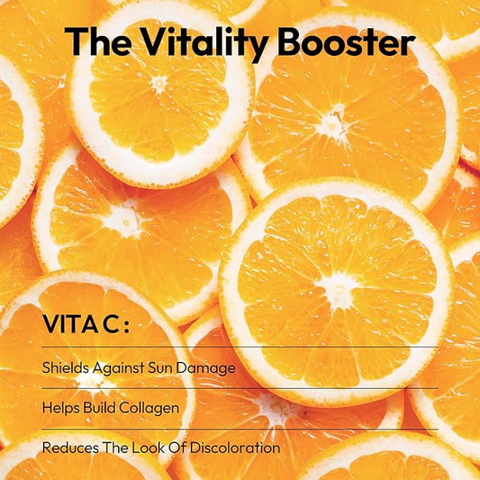 LAPCOS Vita C Sheet Mask, Daily Face Mask with Vitamin C to Renew Skin, Korean Beauty Favorite, 5-Pack