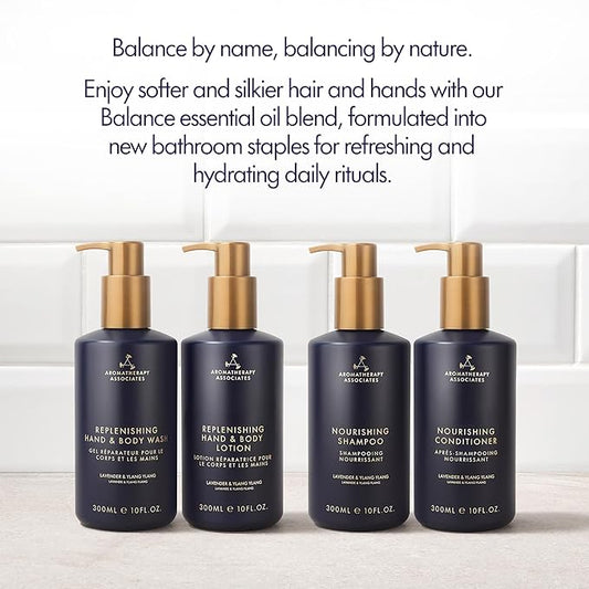 Aromatherapy Associates Balance Replenishing Hand & Body Wash, Moisturizing Liquid Hand Soap & Bath Wash for Women & Men, Hydrating Daily Skincare, 10 fl. oz.