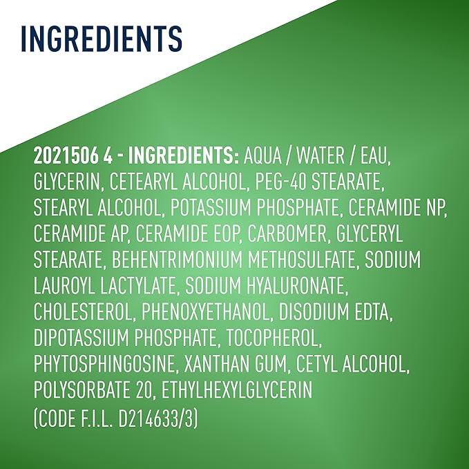 CeraVe Hydrating Facial Cleanser, Moisturizing Face Wash For Dry Skin, Hyaluronic Acid + Ceramides + Glycerin, Hydrating Cleanser For Normal To Dry Skin, National Eczema Association Certified