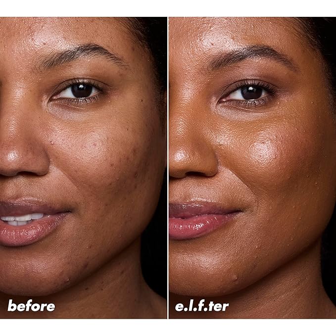 e.l.f. Halo Glow Liquid Filter, Complexion Booster For A Glowing, Soft-Focus Look, Infused With Hyaluronic Acid, Vegan & Cruelty-Free, 6.5 Deep