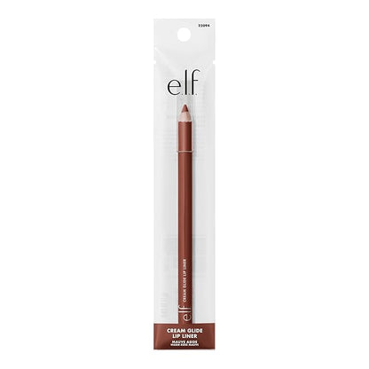 e.l.f. Cream Glide Lip Liner, Highly-Pigmented Pencil For Shaping & Sculpting Lips, Semi-Matte Finish, Vegan & Cruelty-Free, Mauve Aside
