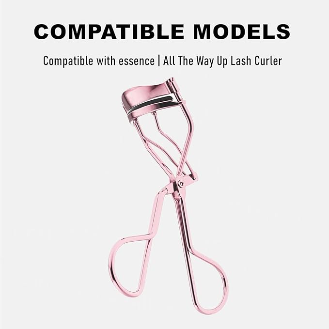 36Pack Compatible with Essence Eyelash Curler Refills,Silicone Rubber Eyelash Curler Refills Compatible with Essence All The Way Up Lash Curlers.