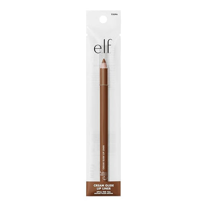 e.l.f. Cream Glide Lip Liner, Highly-Pigmented Pencil For Shaping & Sculpting Lips, Semi-Matte Finish, Vegan & Cruelty-Free, Spill The Tea