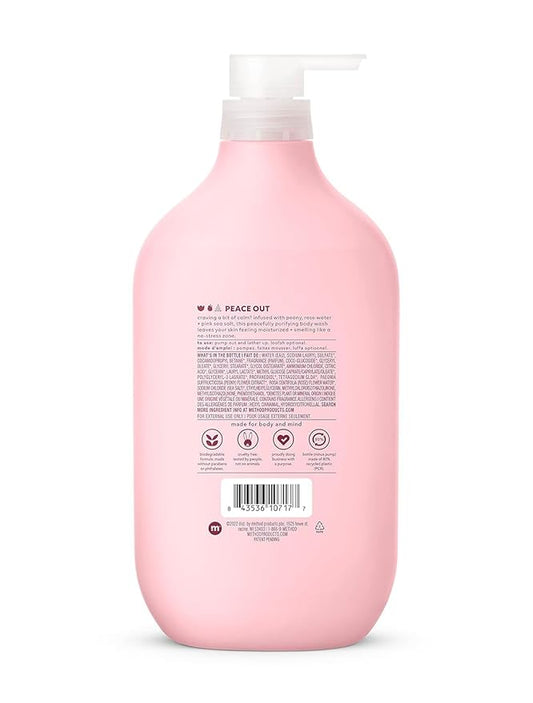 Method Body Wash, Pure Peace, Paraben and Phthalate Free, 28 oz (Pack of 1)