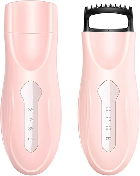 Heated Eyelash Curler, Portable Travel-Size Mini Lash Curler, 3 Temperature Modes, USB Rechargeable Electric Eyelash Curler, Natural Curling 24H Long-Lasting Curl, Gift for Women & Girls