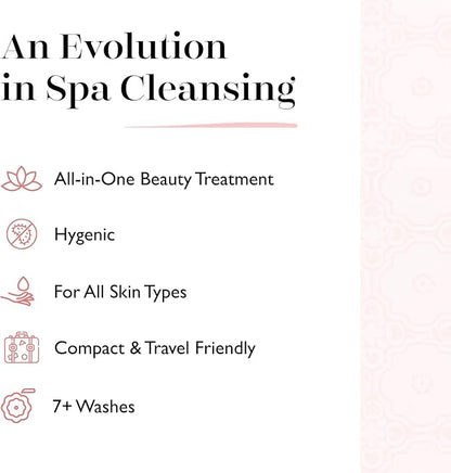 Spongelle Beach Grass Spongette Loofah Body Scrubber | Bath & Shower Loofah for Women | Body Scrubber Exfoliator with Body Wash Infused Sponge | 5+ uses | Crisp Marine, Green Tea & White Amber