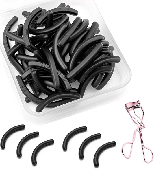 36Pack Compatible with Essence Eyelash Curler Refills,Silicone Rubber Eyelash Curler Refills Compatible with Essence All The Way Up Lash Curlers.