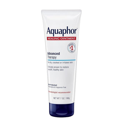 Aquaphor Healing Ointment Advanced Therapy Skin Protectant, Dry Skin Body Moisturizer, 7 Oz Tube
