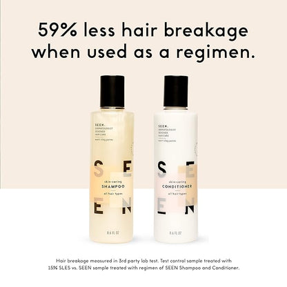 SEEN Shampoo Eco-Refill -Non-Comedogenic & Hair Shampoo- Dermatologist-Developed - Safe for Sensitive, Eczema & Acne Prone Skin