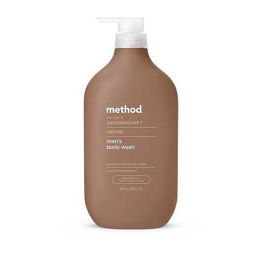 Method Body Wash, Sandalwood + Vetiver, 28oz