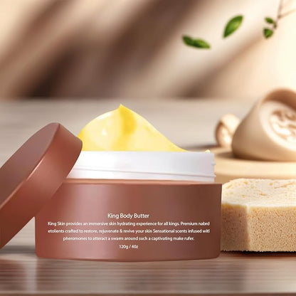 King Dragon Moisturizing Body Lotion with Sandalwood, Leather, Jojoba Oil, Shea and Mango Butter (1)