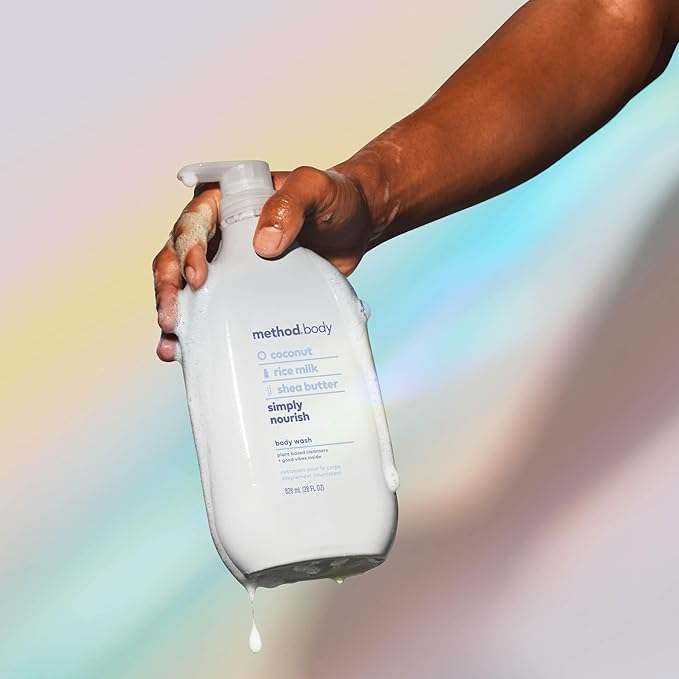 Method Body Wash, Simply Nourish, Paraben and Phthalate Free, 28 oz (Pack of 1)