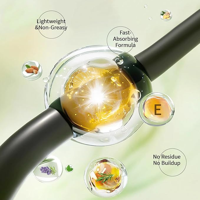 Organic Rosemary Oil for Hair Growth, Rosemary Oils with Castor – USDA Certified Cold Pressed Blend Hair Oil for Thicker, Fuller Hair, Soothe Itchy Scalp & Repair Damaged Hair – 4 FL OZ