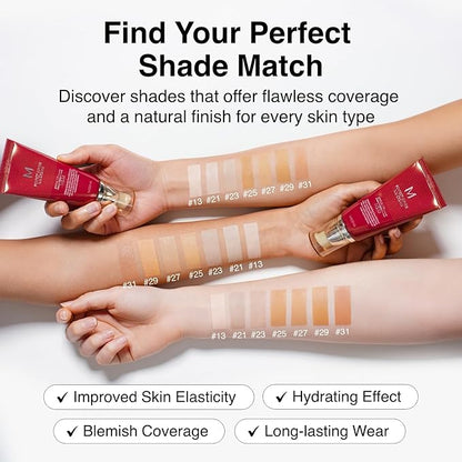 MISSHA M Perfect Cover BB Cream No.23 Natural Beige -Light/Medium with Cool/Neutral Undertone SPF 42 PA +++ 1.69 Fl Oz - Tinted Moisturizer for face with SPF