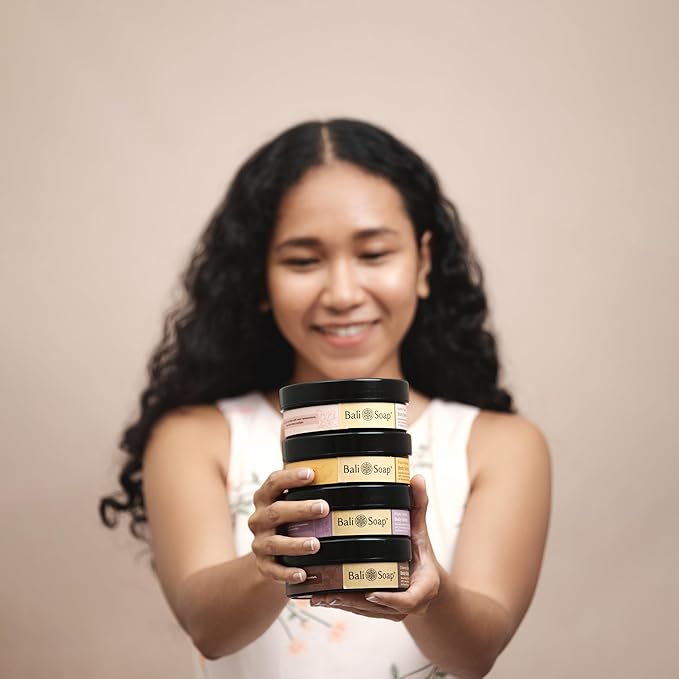 Bali Soap - Musky Vanilla & Creamy Chocolate - Mix Set of 2 - Nourishing and Extra Moisturizing Body Butter For Dry Skin - Enriched with Cocoa Butter, Olive Oil, Aloe Vera and Vitamin E - 7 oz each