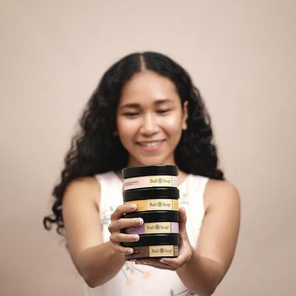 Bali Soap - Musky Vanilla & Creamy Chocolate - Mix Set of 2 - Nourishing and Extra Moisturizing Body Butter For Dry Skin - Enriched with Cocoa Butter, Olive Oil, Aloe Vera and Vitamin E - 7 oz each