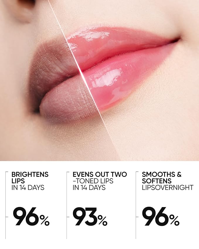 Peptide Brightening Lip Serum, Hydrating & Plumping Tinted Lip Gloss, Moisturizing Lip Balm with Polypeptides & Squalane for Glossy Sheer, Smooth Lips (06 Cherry Red)