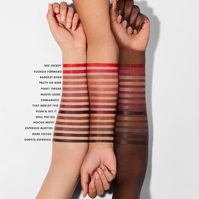 e.l.f. Cream Glide Lip Liner, Highly-Pigmented Pencil For Shaping & Sculpting Lips, Semi-Matte Finish, Vegan & Cruelty-Free, Mauve Aside