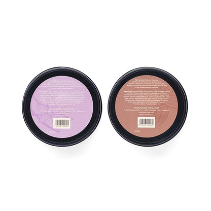 Bali Soap - Musky Vanilla & Creamy Chocolate - Mix Set of 2 - Nourishing and Extra Moisturizing Body Butter For Dry Skin - Enriched with Cocoa Butter, Olive Oil, Aloe Vera and Vitamin E - 7 oz each