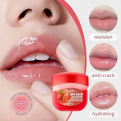 24 Packs Fruit Flavored Lip Balm set, Nourishing & Lip Balm Fruit Sets with Olive Oil, Peach, Jojoba Oil, Lip Care for Dry Peeling, Dull, Lip Lines, Moisturizing and Repairing Lipstick, 0.2oz