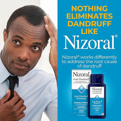 Nizoral Anti-Dandruff Shampoo with 1% Ketoconazole, Fresh Scent, 7 Fl Oz