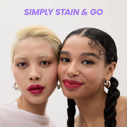 Wonderskin Wonder Blading Peel and Reveal Lip Liner Stain Masque – Long-Lasting Waterproof Tint, Transfer-Proof Matte Finish, Peel Off Makeup (Romance Stain & Go)