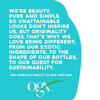 OGX Hydration + Sea Kelp & Hyaluronic Acid Sulfate-Free Lightly Moisturizing Body Scrub with Black Rice, Gentle Exfoliating Daily Body Wash to Soften & Smooth Skin, 19.5 Fl Oz (Pack of 2)