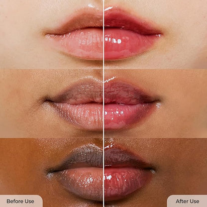 Laka Fruity Lip Glotioner, 10ml/0.33 fl.oz, Lip Gloss with High Shine Vivid Colors, Jelly tip for Hygienic & Easy Application, Plumping Conditioner, Vegan, K-Beauty (#707 Tweed)