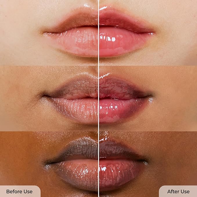 Laka Fruity Lip Glotioner, 10ml/0.33 fl.oz, Lip Gloss with High Shine Vivid Colors, Jelly tip for Hygienic & Easy Application, Plumping Conditioner, Vegan, K-Beauty (#703 Apri)