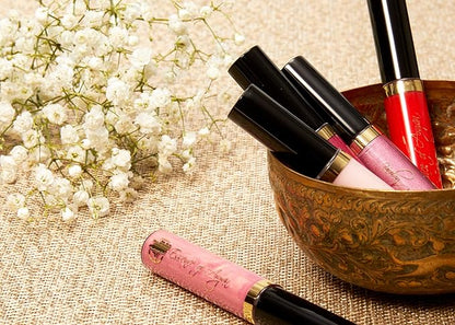 Essence Of Argan Clear Red Lip Gloss with Moroccan Argan Oil to Moisturize and Plump your Lips – Revitalized Lip Care to Eliminate Dryness - Clear Glossy Finish 0.25oz