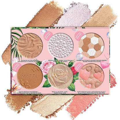 Physicians Formula All-Star Face Palette, Velvety-Smooth Buildable & Blendable Formulas,Versatile Matte and Multidimensional Shades, Cruelty-Free & Vegan - Natural