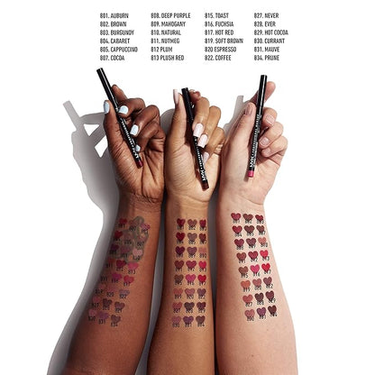 NYX PROFESSIONAL MAKEUP Slim Lip Pencil, Long-Lasting Creamy Lip Liner - Espresso